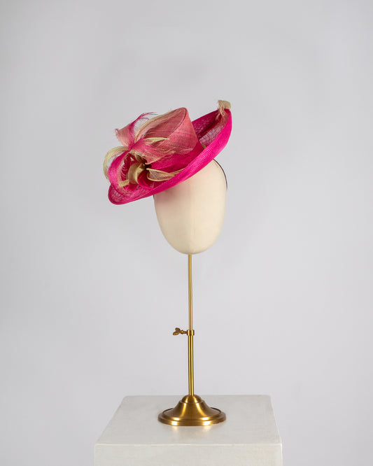 'Pink Sorbet' By Sally Caswell Millinery